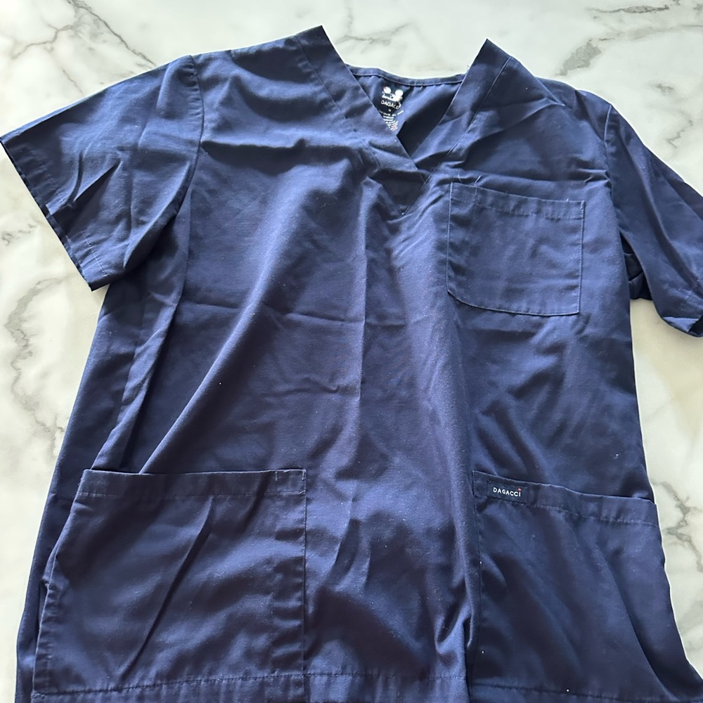 Women’s size medium blue scrubs